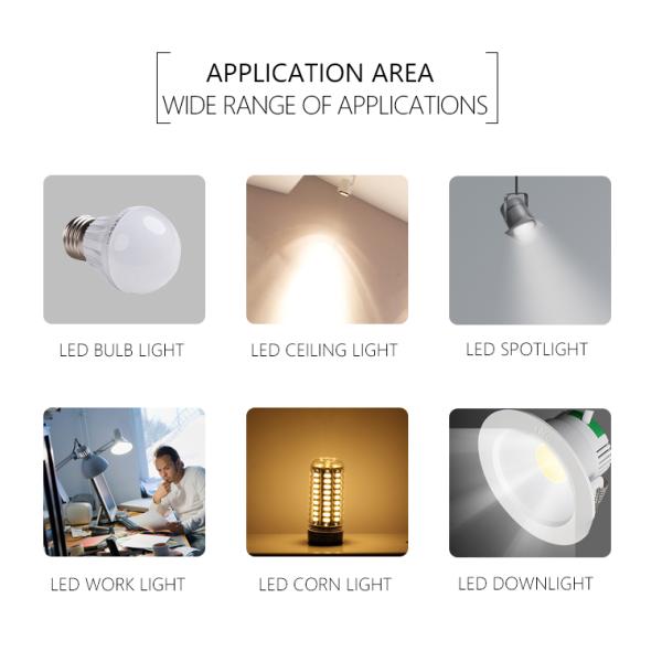 50W COB LED Chip 24V 1.8A 19x19mm for Street Light