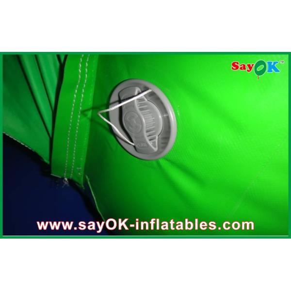 Шатер солнечного брезента шатра воздуха зеленого цвета EnclosureExhibition шатра крышки купола Солнца гигантского раздувного/PVC располагаясь лагерем