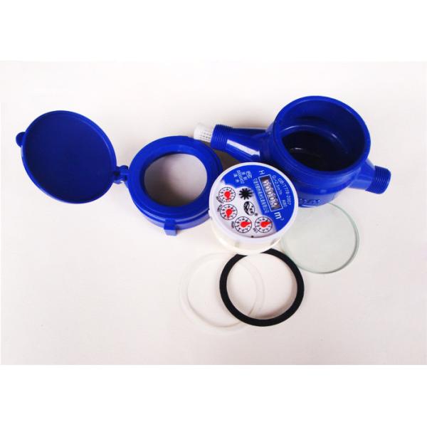 Cold Liquid Sealed Portable 15mm Water Meter ABS Multi Jet For Apartment, LXSY-15EP