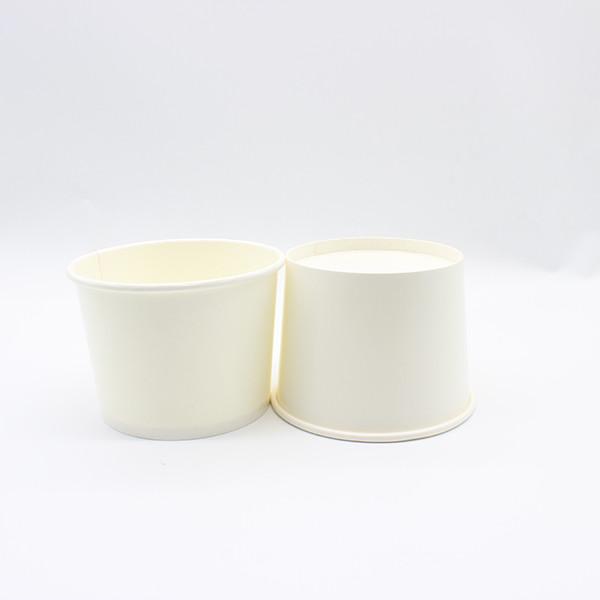 Recycled  White Disposable Paper Bowl Reduces Waste 260 18PE