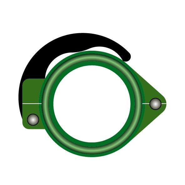 Green 150mm Snap Couplings Chemicals Resistant Custom Molded Gaskets