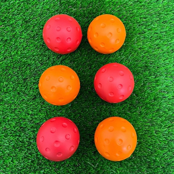 Waterproof Noiseless 74mm Pickleball Training Ball with PU Foam for Indoor Practice