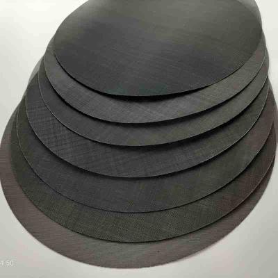 Plain Woven 0.914m-1.2m Black Metal Mesh Screen