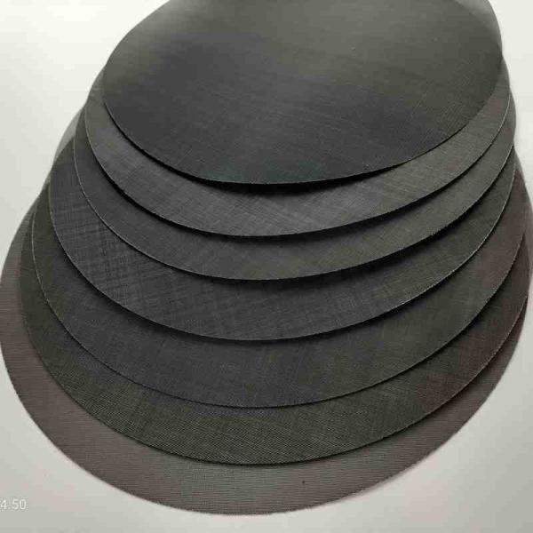 Plain Woven 0.914m-1.2m Black Metal Mesh Screen