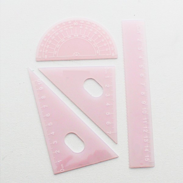 hot selling math stationery factory price measuring math set