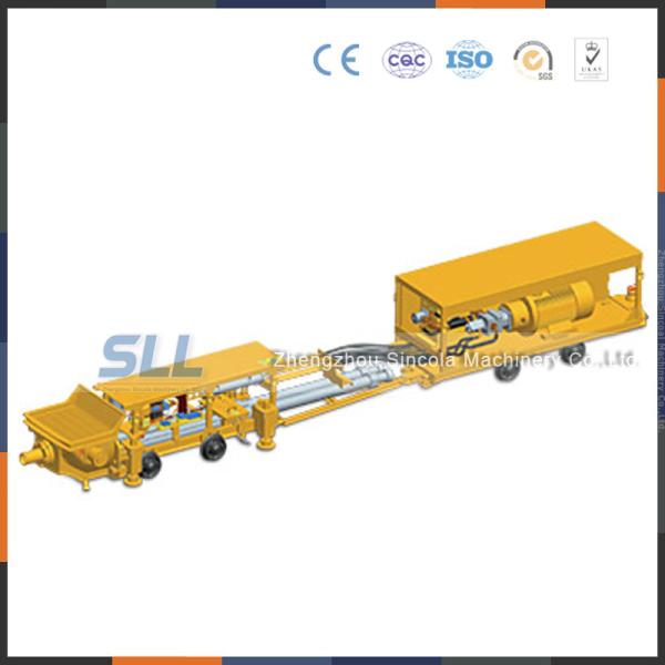Diesel Power Hydraulic Concrete Pump , 90m3/H High Pressure Concrete Pump
