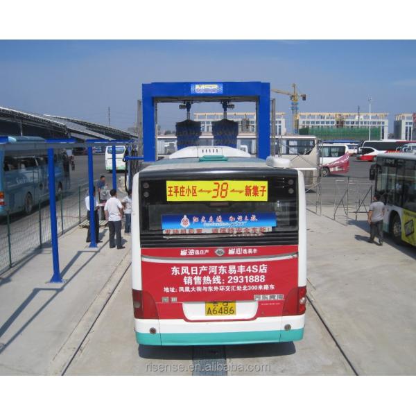 Станция для стирки автобусов с высоким давлением воды и чисткой щеткой