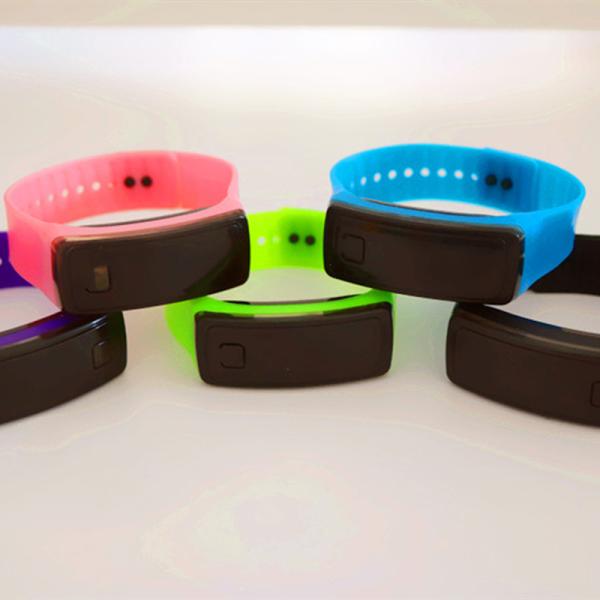 Led Light Bracelet Children Watch Silicone Rubber Wristband Watch
