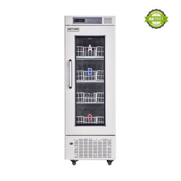 Портативный больничный банк крови холодильный шкаф с нагревающей пена стеклянной двери 208L