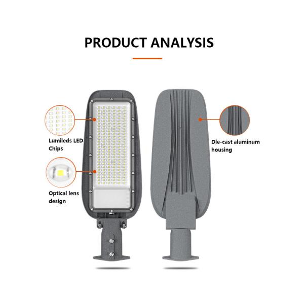 KCD водонепроницаемость IP65 прочный алюминиевый корпус ПК линза Ac лампы 100w светодиодные уличные фонари
