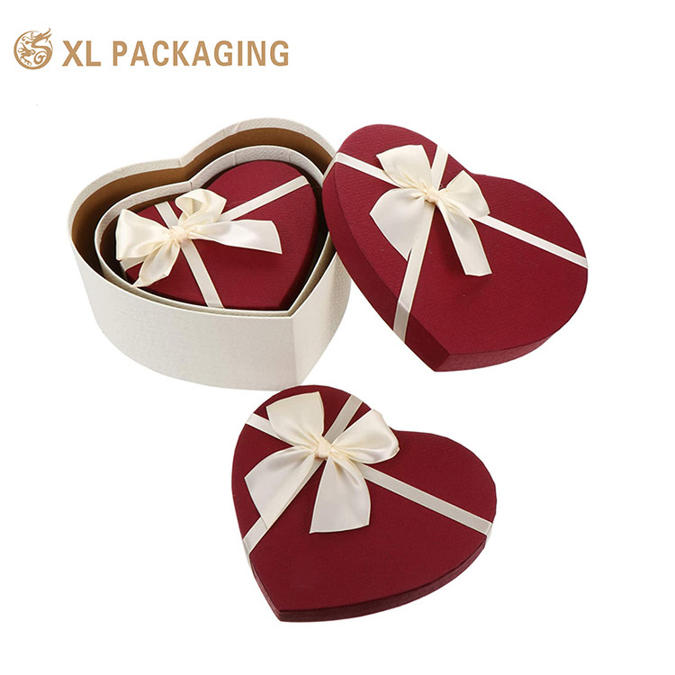 Heart Shape Gift Box with Multiple Size Options and High-Quality Printing for Valentine's Day and Birthday Gifts