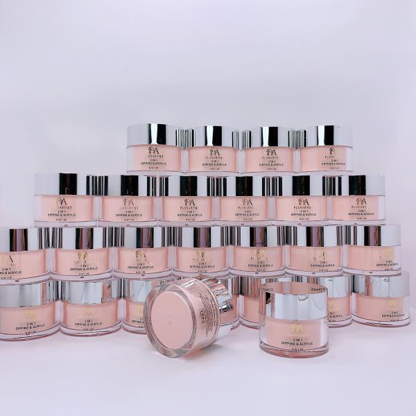1oz Pink White Acrylic Powder 30g Jar Nails Extended Carving Powder Pigment Nail Acrylic Powder With Monomer