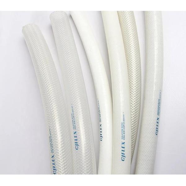 4.8mm~32mm Thickness Food Safe Silicone Tubing Aramid Fabric Reinforced