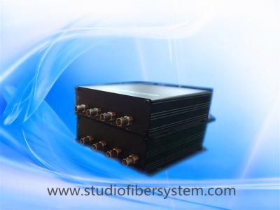 4K SDI fiber converters,support SMPTE424M, SMPTE292, SMPTE295M SDI over 1 SM/MM fiber without delay for remote studio