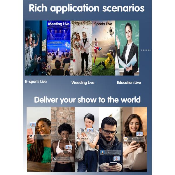 Transmissão sem fio 1080p OBS Vmix Controller Switcher Live Streaming Acessórios