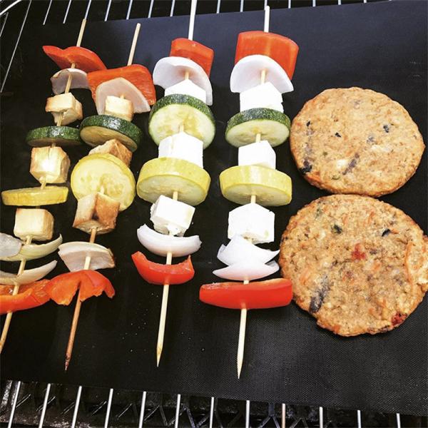 Non Stick BBQ Grill Mat Baking Mat Fireproof Charcoal Fiberglass Egg Tools for Cooking