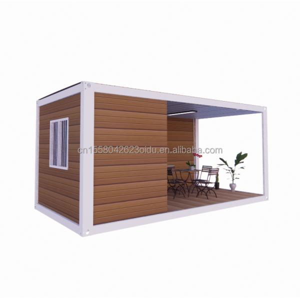Steel Structure Frame Welded 20ft Flat Pack Assembled Container Mobile House for Hotel Simple and Luxurious Garden House