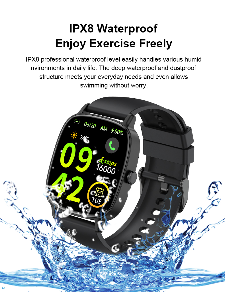 Smart Watch 24 Hour Health Monitor Bluetooth Calling and Real Time Notifications