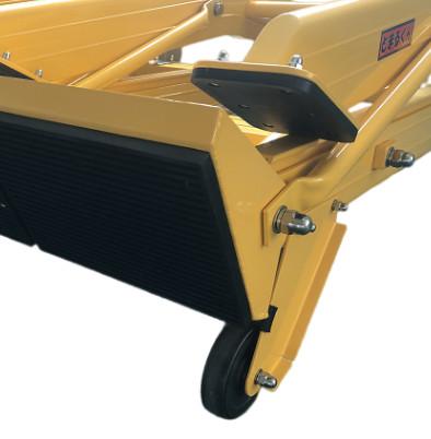 Electrostatic Spraying Rustproof Anti Vehicle Barrier With Wheels