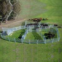 Clôture galvanisée en métal pour les chevaux de bétail