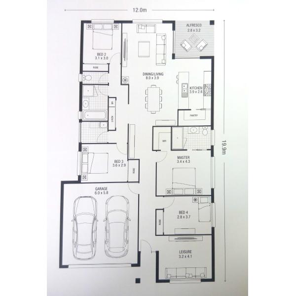 Light Gauge Steel Frame Prefabricated Bungalow Homes One Story Single Family Home