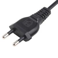 Appareil électroménager 2 broches câble d'alimentation KC prise d'approbation électrique 1,2m 1,5m 1,8m