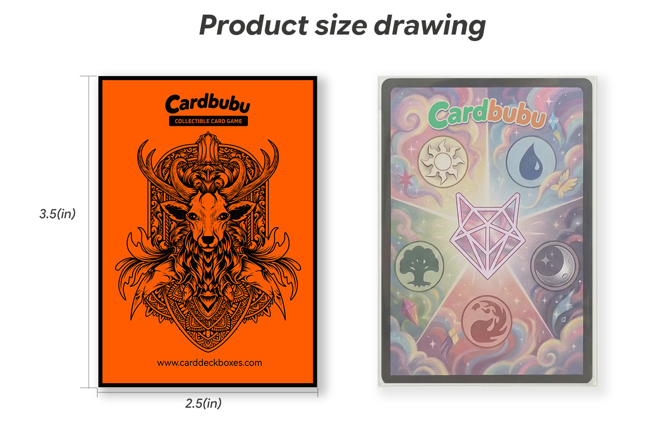 Custom Card Sleeves for TCG Games Bulk Trading Card Sleeve Manufacturer