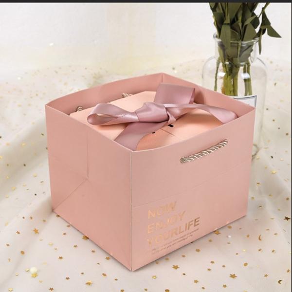Double Door Octagonal Hexagon Hand Gift Box Exquisite For Valentine'S Day Gift