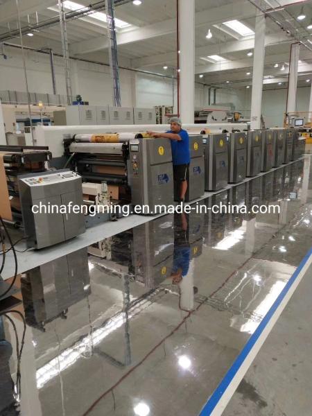 Max. Rewinder Diameter 1524mm/1200mm Coated Paper Flexo Printing Machine for 4 Colors