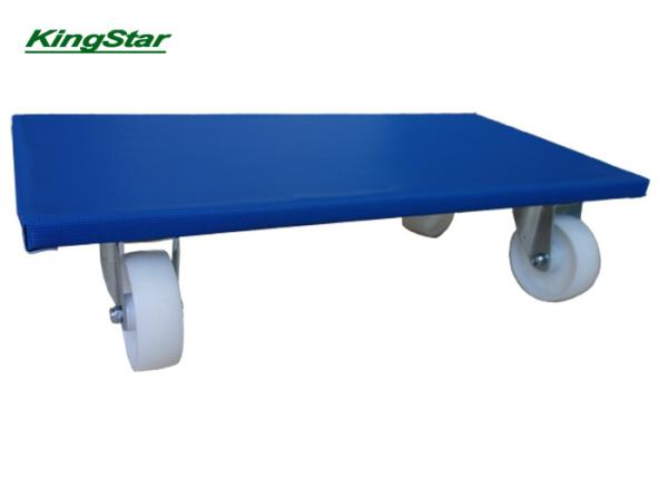 Furniture Roller 4 Wheel Moving Dolly Non Slip PVC Coating And 300kg to 500 Kg Capacity