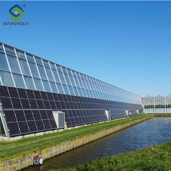 Glass Polycarbonate Cover Photovoltaic Greenhouse Include Automated Sytems