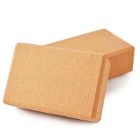Blocos de ioga de cortiça antiderrapantes suporte de tijolo para meditação de pilates