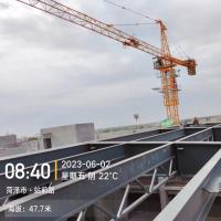Q235 Estrutura pré-fabricada de armação espacial de aço Construção de silo de clínquer