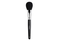 Brosse non coupée de luxe de poudre de cheveux de nature de taille normale avec l'olive de cuivre