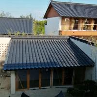 Telhado durável e clássico de estilo japonês telhado de telhado de telhado de telhado de telhado de telhado de cerâmica antiga 310 * 310mm