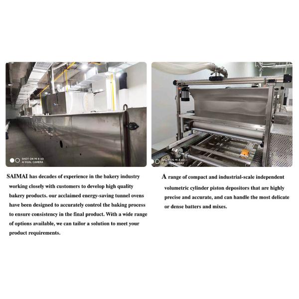 Turnkey 380V Muffins Rusk Automated Bakery Production Line