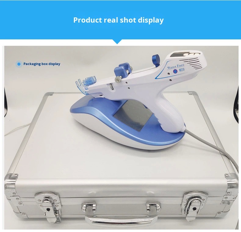 Mesotherapy Gun Shallow Guide Water Facial Rejuvenation Device 5th Generation Dual-Mode Microcrystalline Radiofrequency