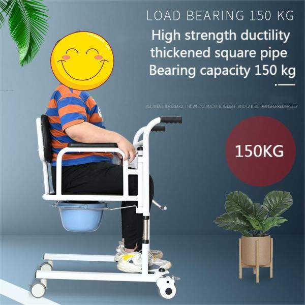 Capacidad de carga ajustable de la silla 150kg de la transferencia de la elevación hidráulica del paciente eléctrico del ODM