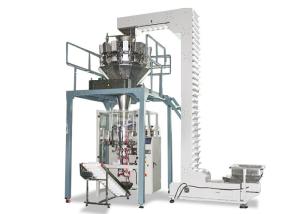 Pneumatic Automatic Vertical Packing Machine , Sugar Packing Machine With Scale