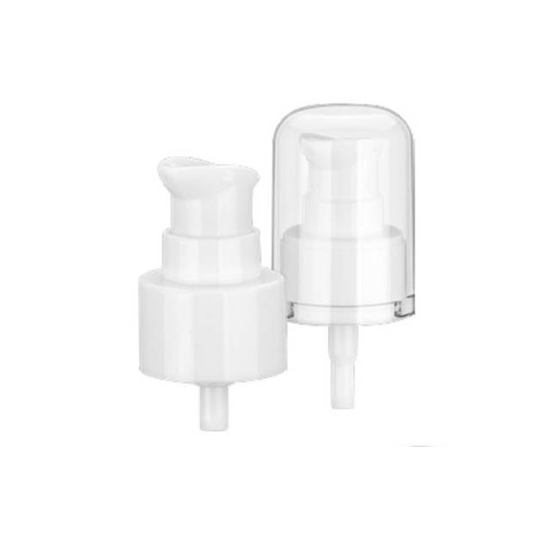 Sistema cosmético sin aire, loción bomba de cuello tamaño 20/400 PP suero de cobertura completa
