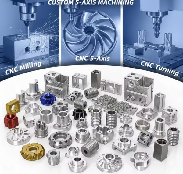 NC Turning Aluminum CNC Machining Solutions Providing Lighting Time 3-5 Rainy Days and Color Temp 3000K-7000K for Durable Parts