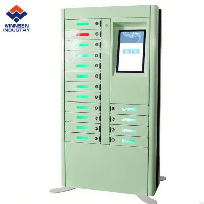 22 Inch LCD Floor Standing Shared Power Bank Rental Station Kiosk Longlife