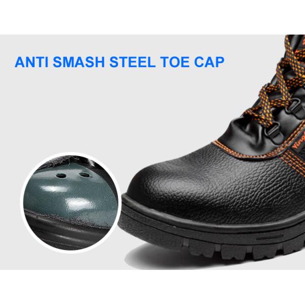 Люди европейского стандарта неподдельные кожаные водоустойчивые работают ботинки ботинок безопасности со стальными крышкой и стальной пластиной пальца ноги