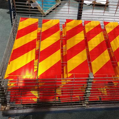 Reflective Rear Marking Aluminum Plate Board with Warning Sticker for Heavy Vehicles