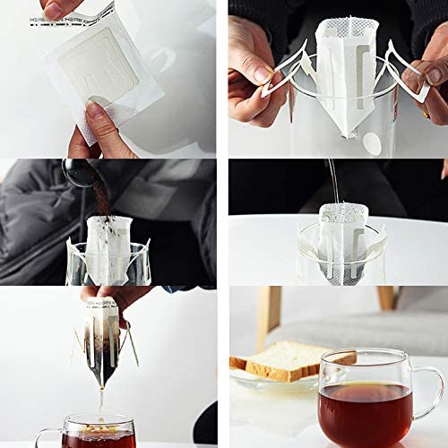 MOPP Heat Sealable Coffee Machine Filter Papers printed aluminum foil one cup coffee filter bags