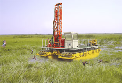 Гидравлическая верхняя управляемая буровая установка баржи болота шарнирного соединения 50m силы