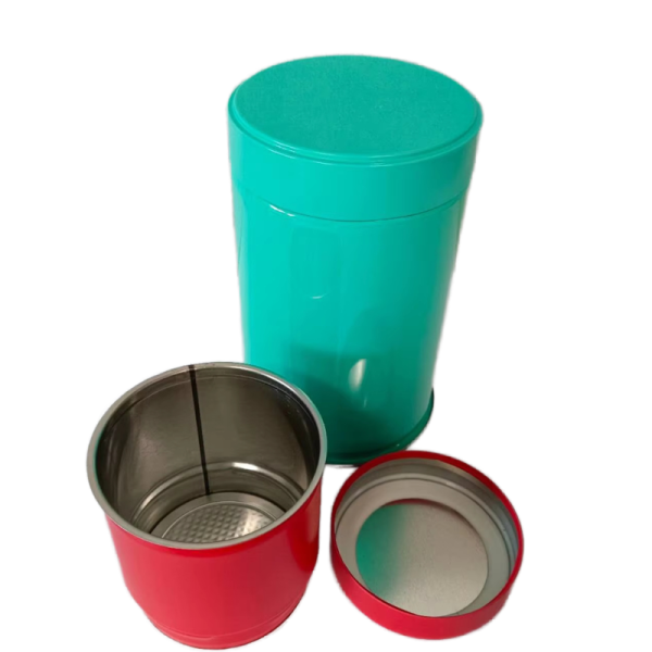 Food Grade Tea Spice Coffee Tin Box Containers Matcha Tin Cans Metal Airtight Tinplate Can Packaging