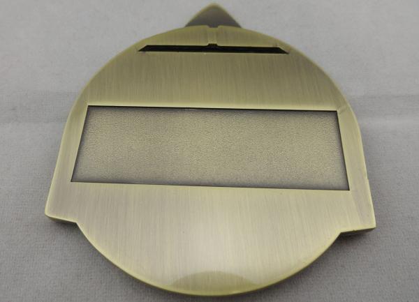 Zinc Alloy, Iron Man Medal, Germany Medals with California Ocean Side, Antique Brass Plating