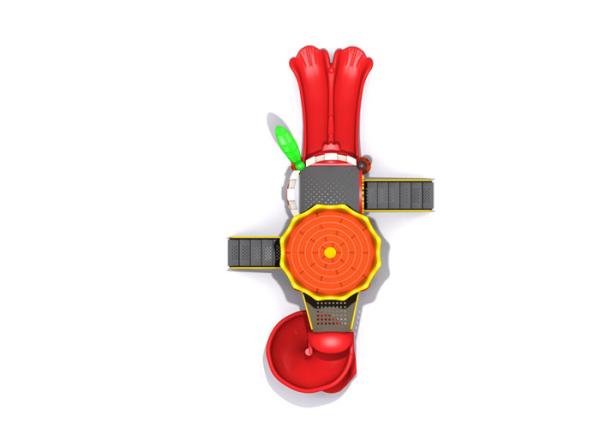 Nature Style Preschool Outdoor Playground Equipment For Business Quarter TQ-ZR1114