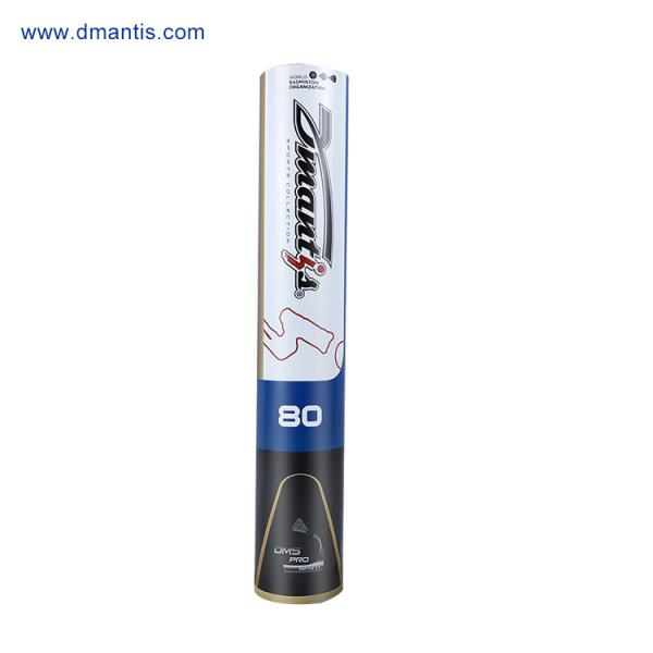 BWF Approved Badminton Shuttlecock Super Class Goose Feather Indoor OEM Competition Level Badminton
